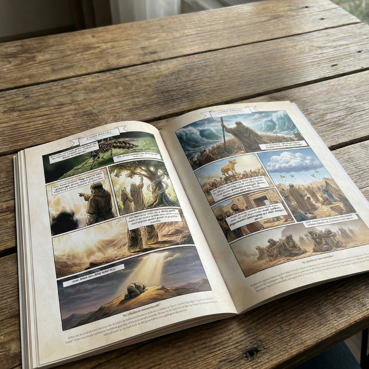 Çizgi Kur'an Öğretileri | Sure ve Ayet Alıntıları ile Eğitici Kur'an'a Geçiş Kitabı